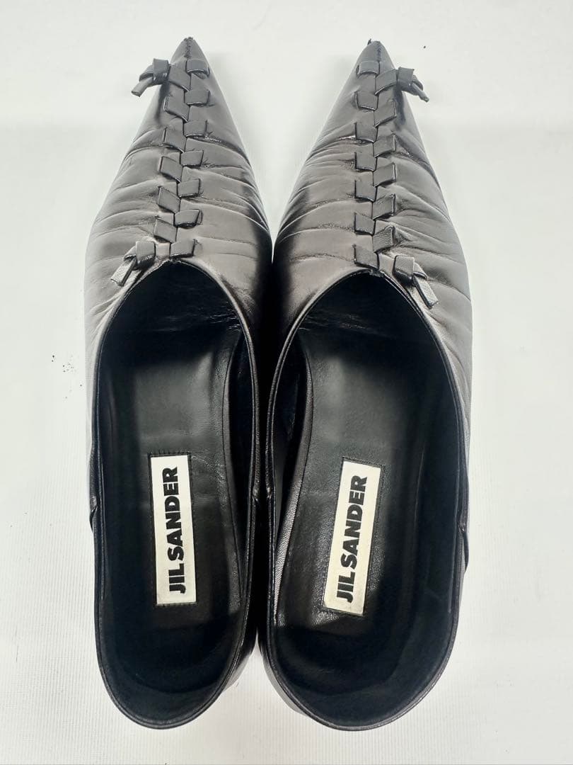 JIL SANDER ブラック フラットシューズ 35サイズ 約22.5