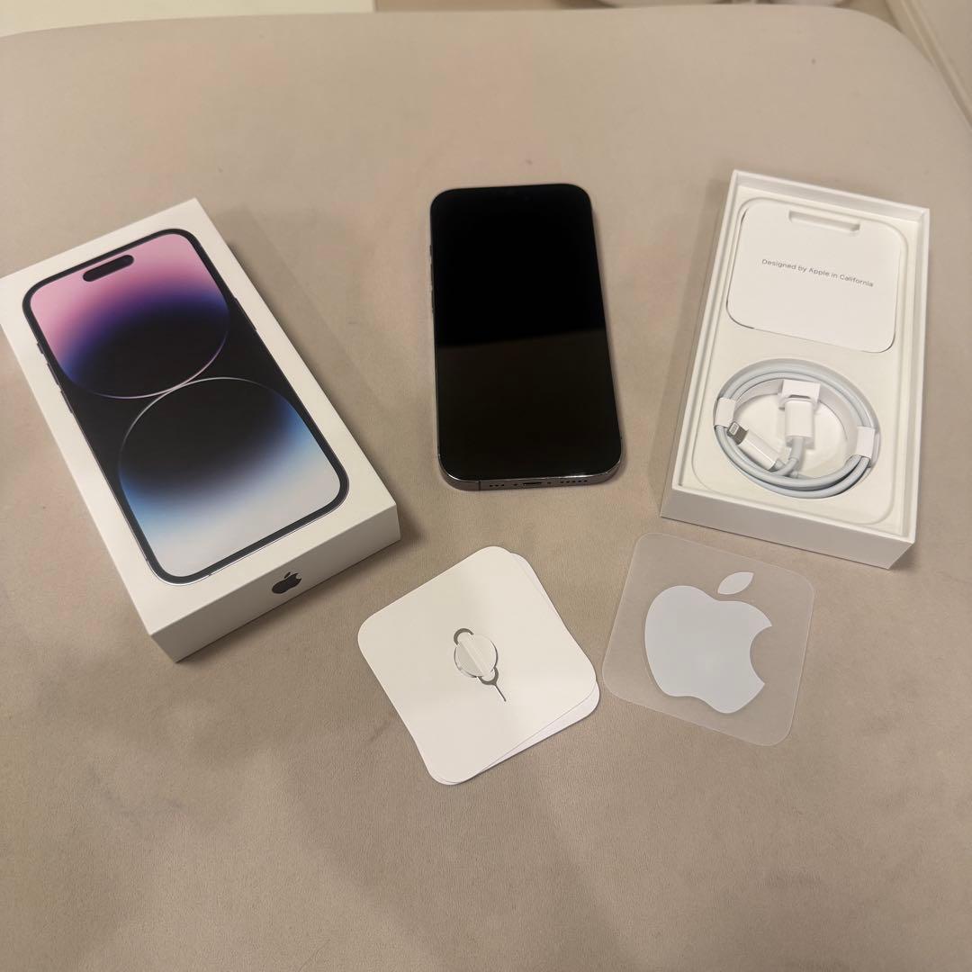 美品　iPhone14 Pro 256GB SIMフリー ディープパープル