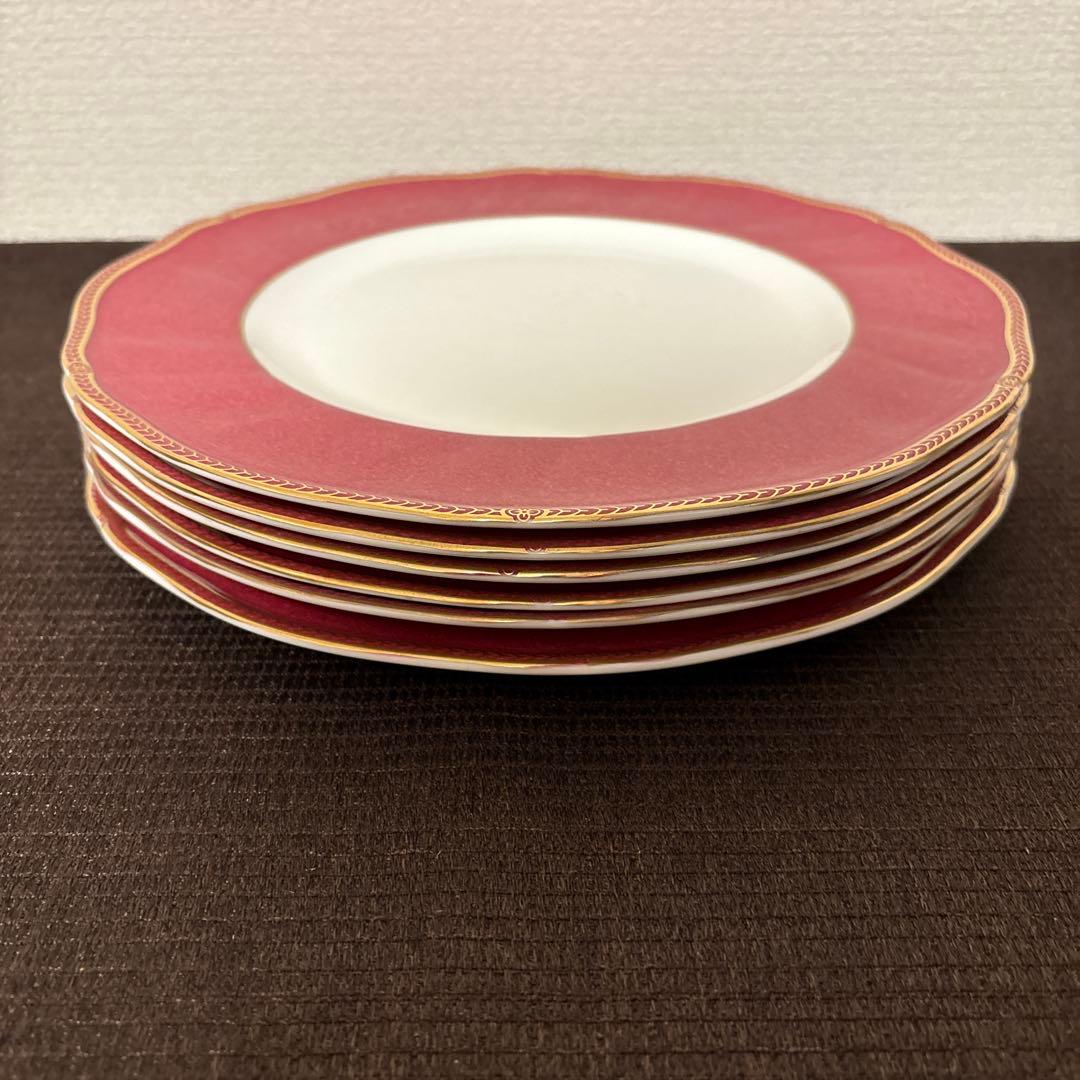 ウェッジウッド　クラウン　パウダールビー　ディナープレート　27cm