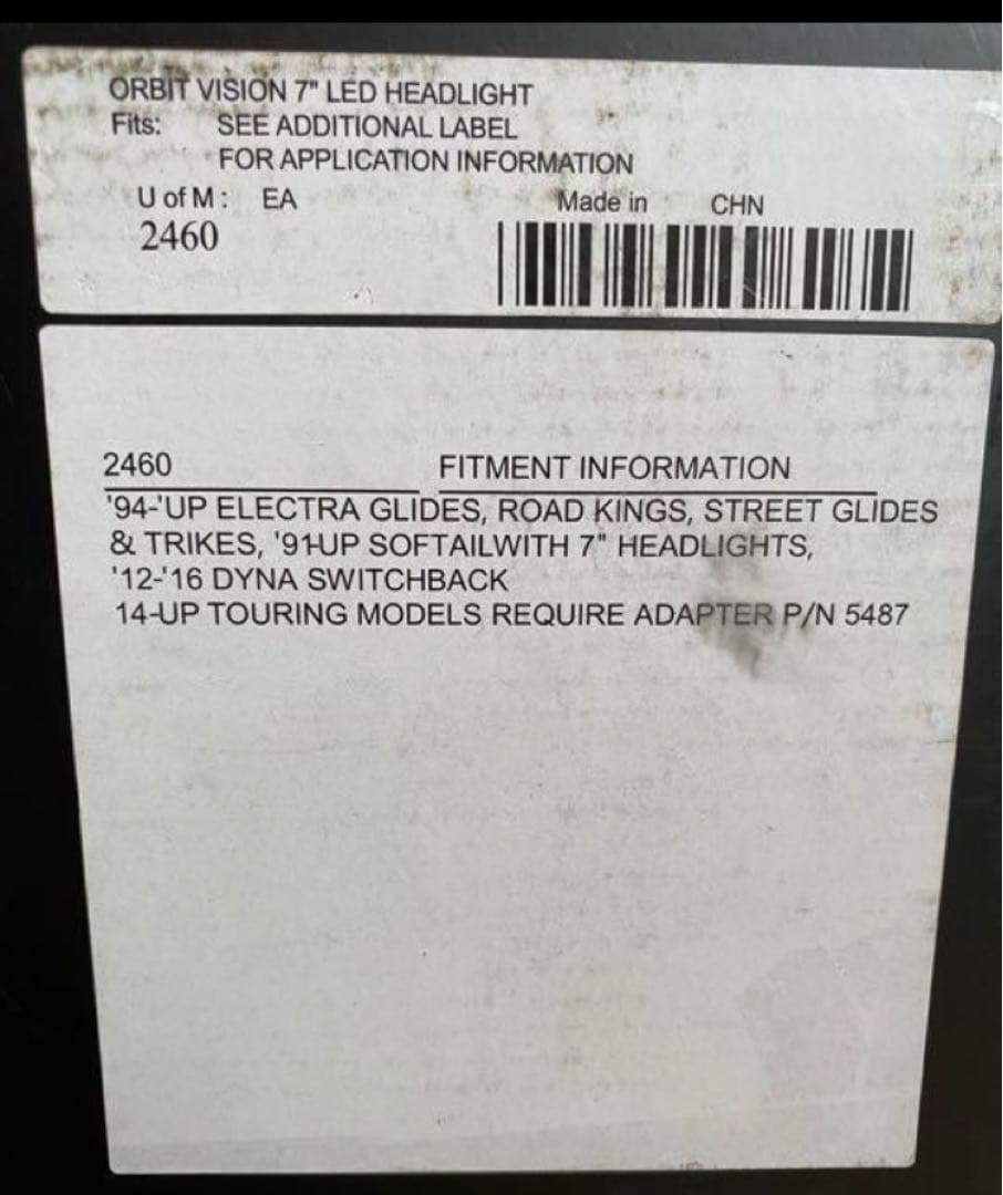 クリアキン Kuryakyn LEDヘッドライト 7インチ ハローリング内蔵