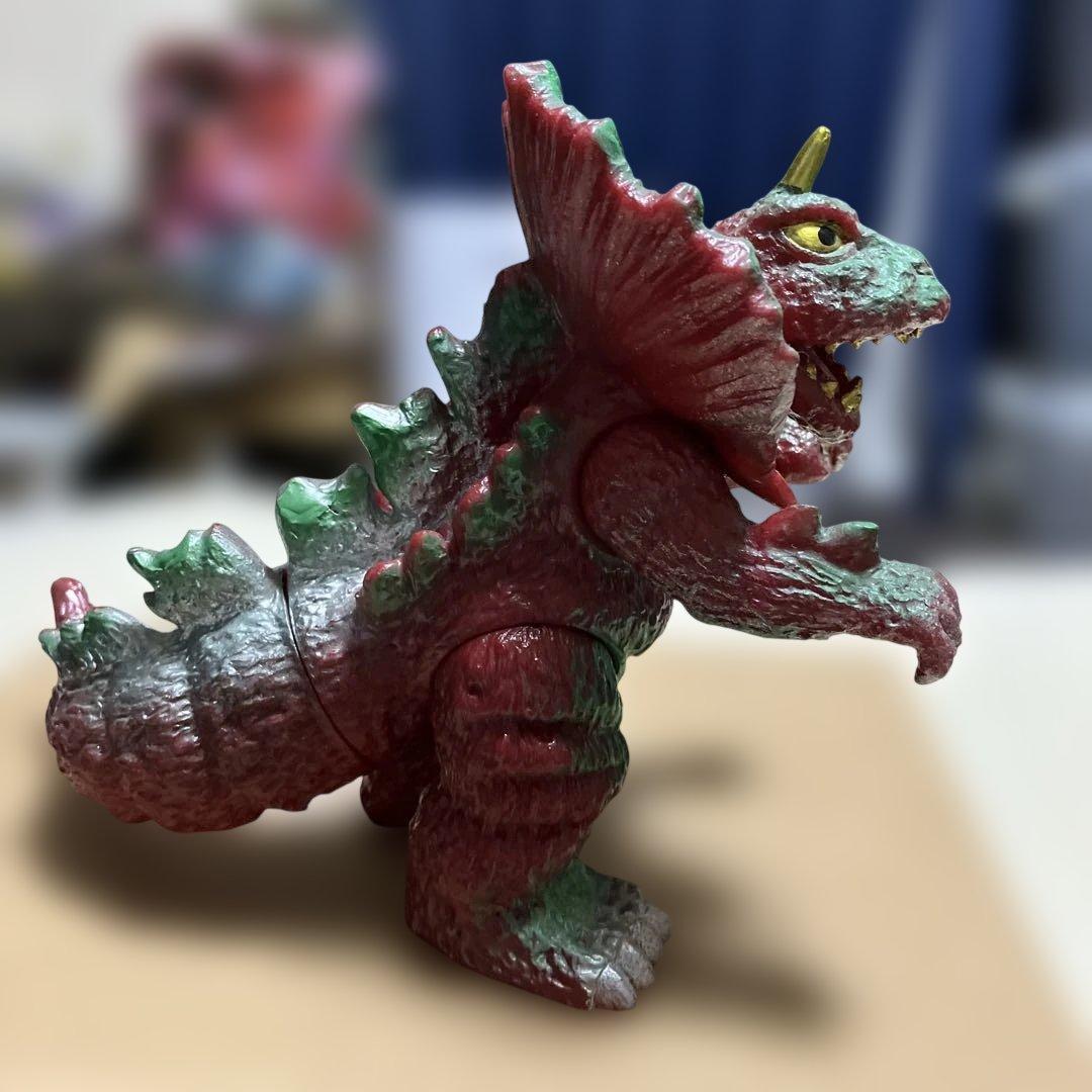 (激レア)(当時物)パチ　ポピーキングザウルス風　ジラース似　ソフビ　昭和レトロ