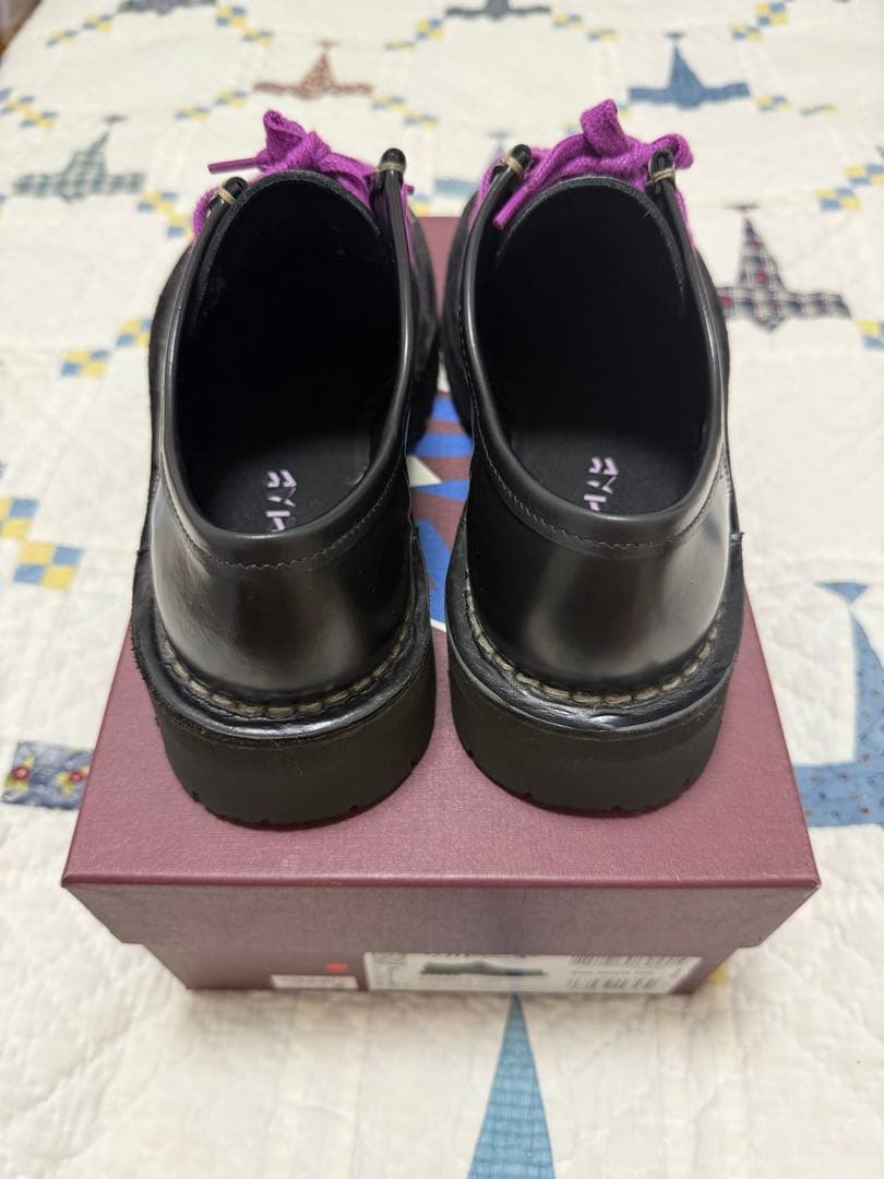 camperlab eki カンペールラボ ダービーシューズ 黒 紫 40