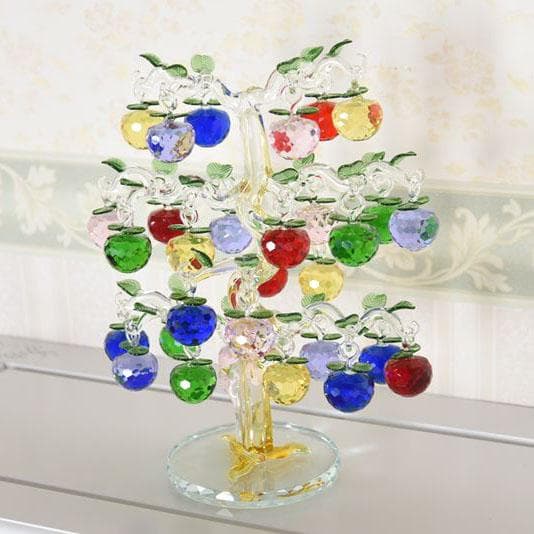 ガラスオブジェ キラキラ林檎の木