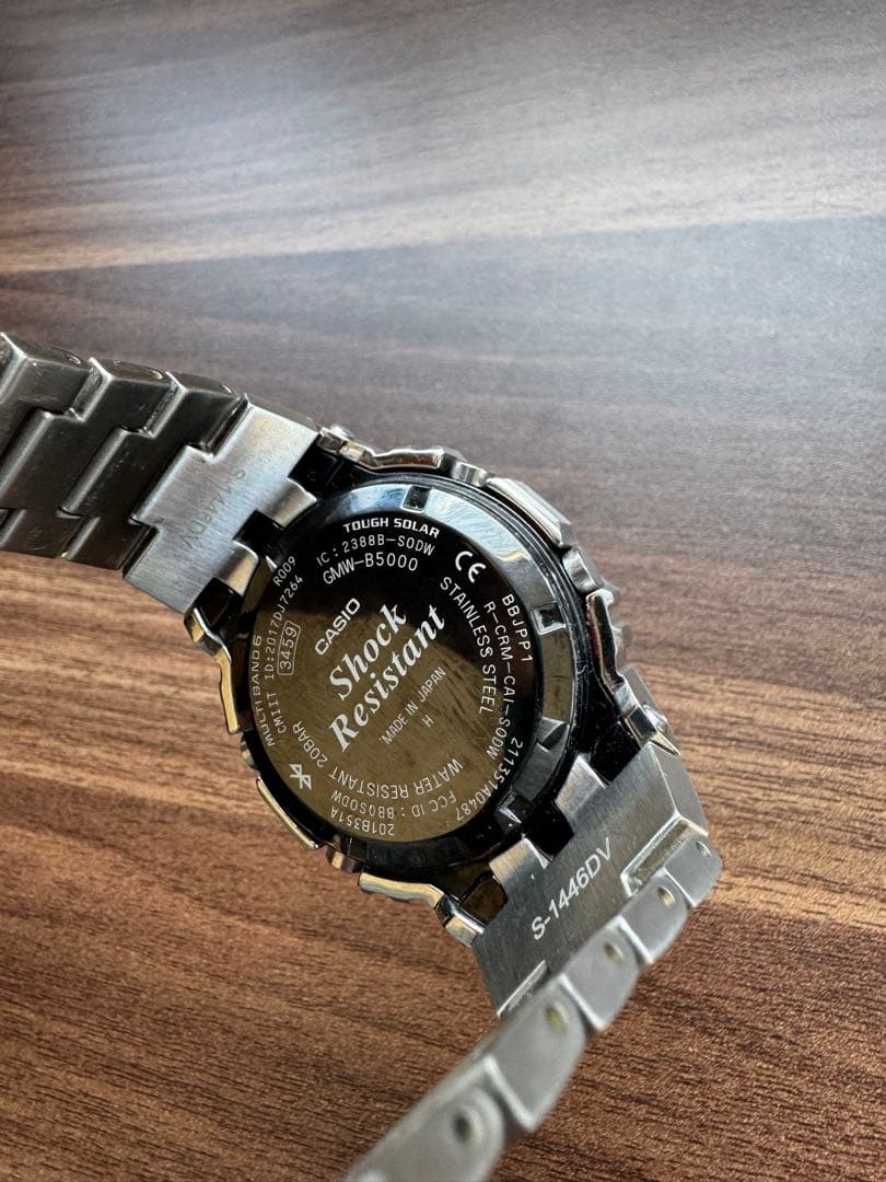 CASIO G-SHOCK GMW-B5000D-1JF フルメタル　マット加工
