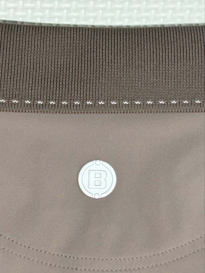 BRIEFING BACK LOGO LINE POLO（GRAYGE／ M）