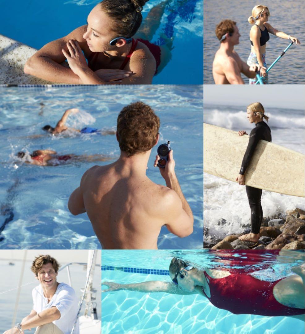 ほぼ新品★水中で音楽が聴けるZygo防水骨伝導ワイヤレスヘッドホン1-8