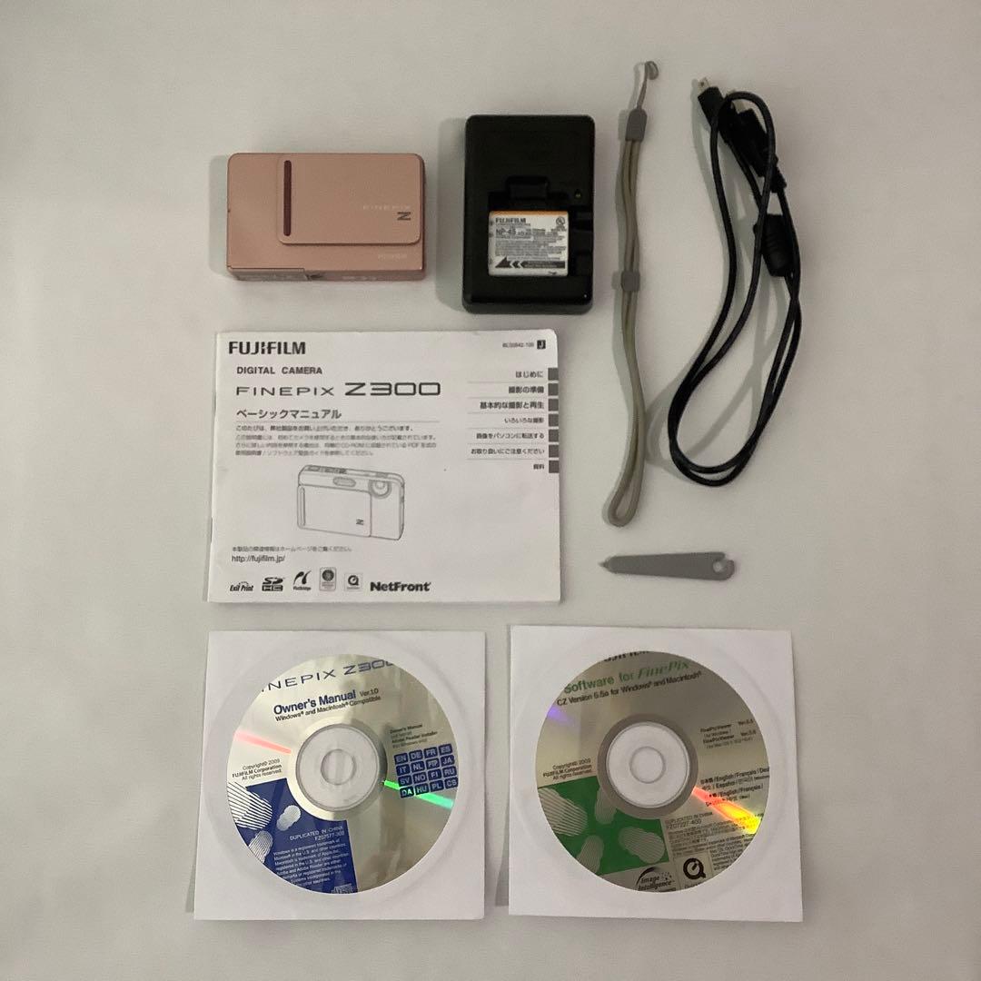 【動作確認済】　FUJIFILM　FinePix Z300　ピンク　コンデジ