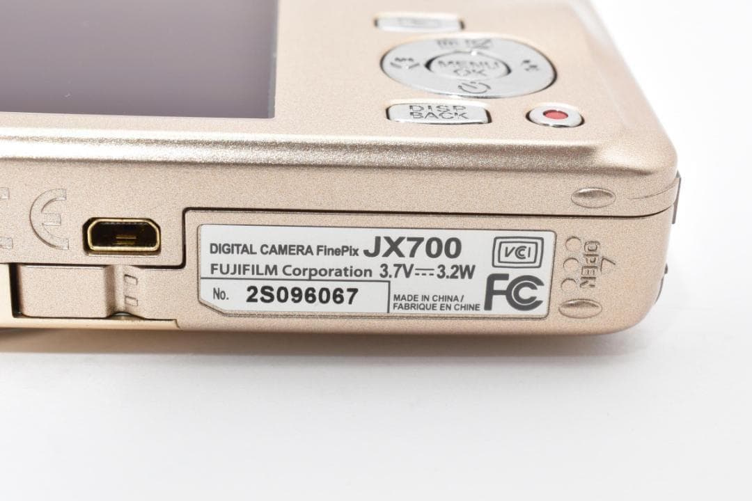 美品 FUJIFILM FinePix JX700 ゴールド ＃A336