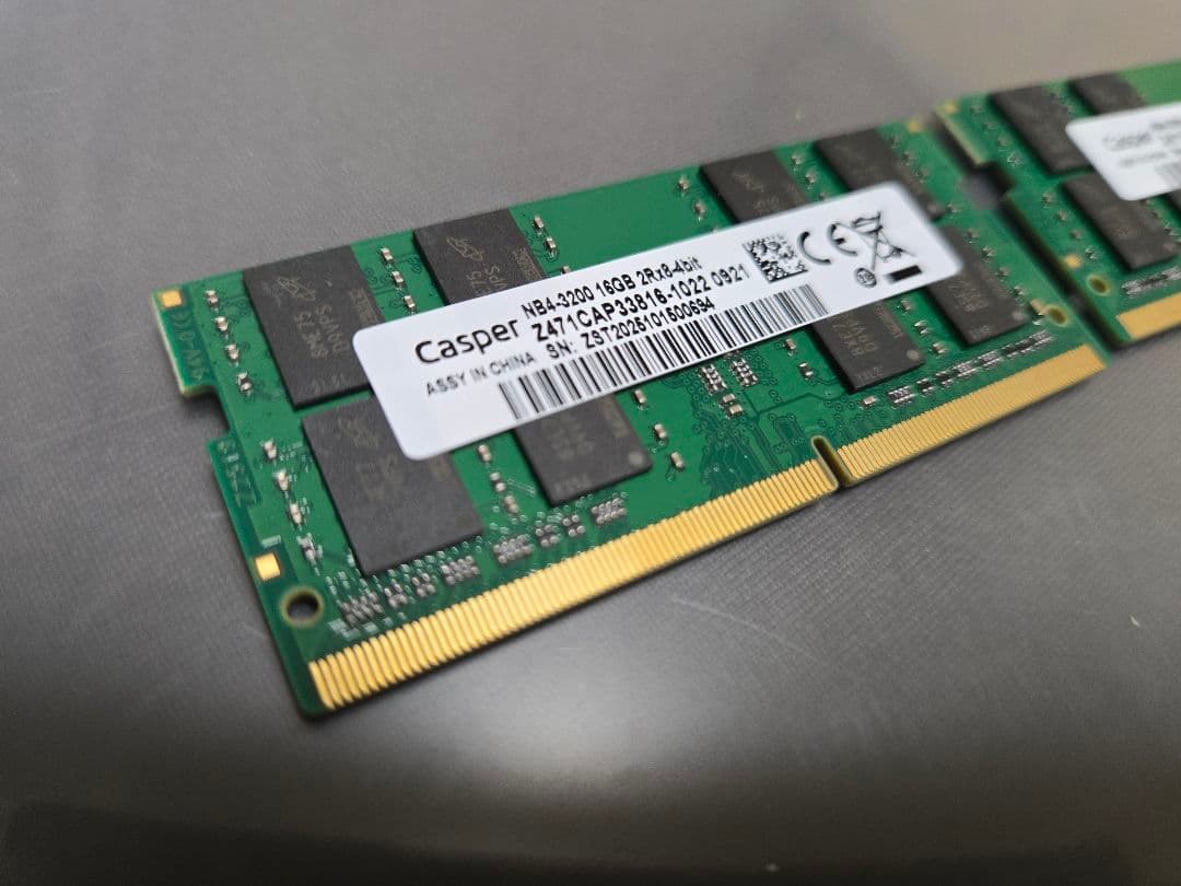 Casper N84-1200 16GB DDR4-3200 メモリ×2個セット