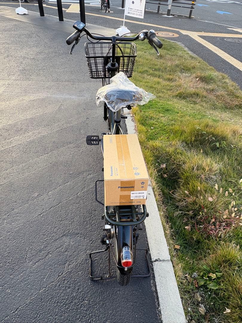 中古20インチPanasonic電動アシスト自転車　8.9Ahバッテリー新品