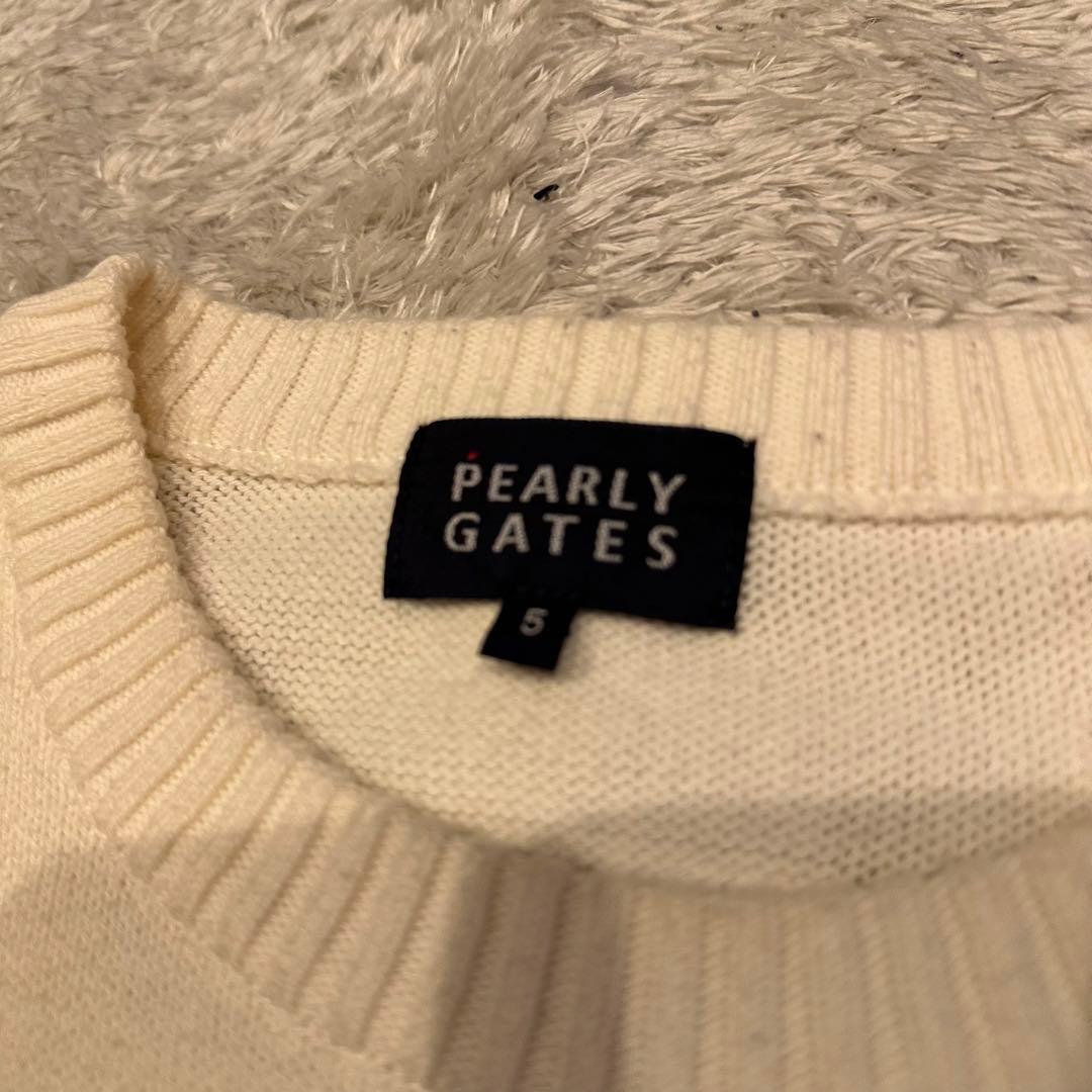 パーリーゲイツ　ニット　スポンジボブ　メンズ　サイズ5 ゴルフウェア