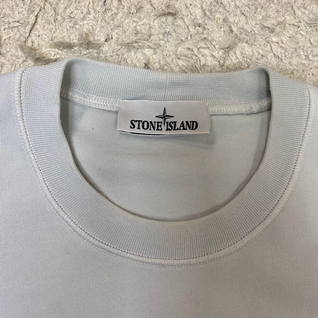 ストーンアイランド 25SS 長袖スウェットトレーナー スカイブルー L