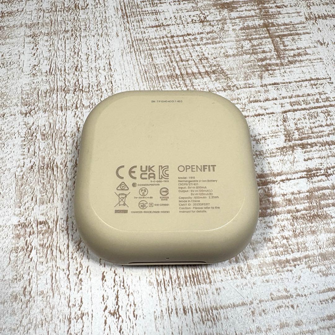 SHOKZ OPENFIT ベージュ（オープンイヤー型ワイヤレスイヤホン）