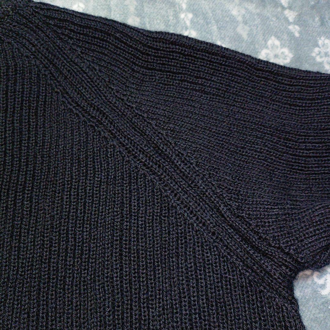 ケリーウーレンミルズ フィッシャーマン リブ クルーネック セーター 40