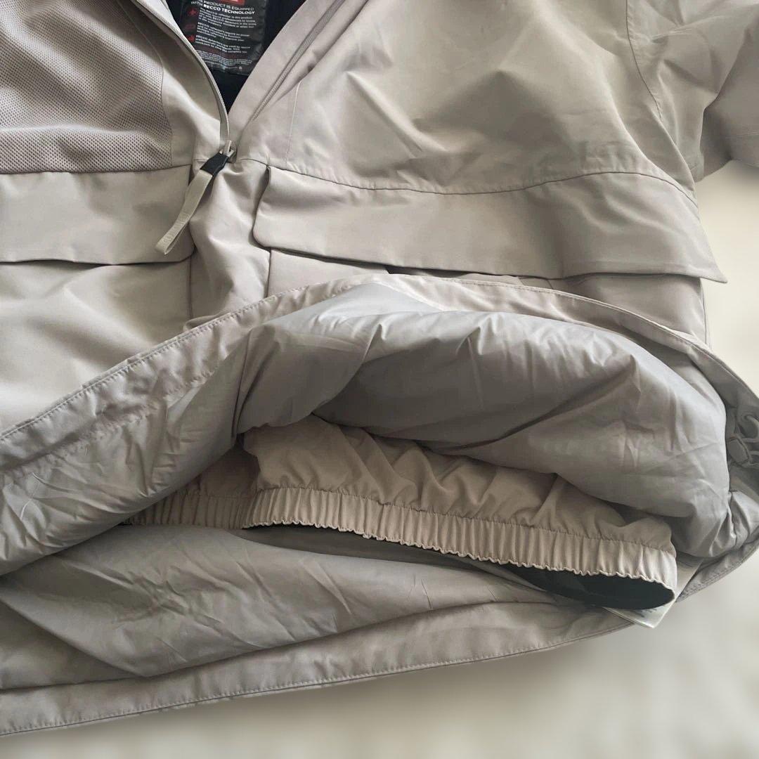  RECcontrol フード付きジャケット ライトグレー