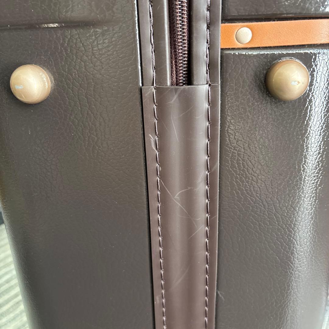 ACE エース　レザートランク風　スーツケース　HaNT ノートル　50L