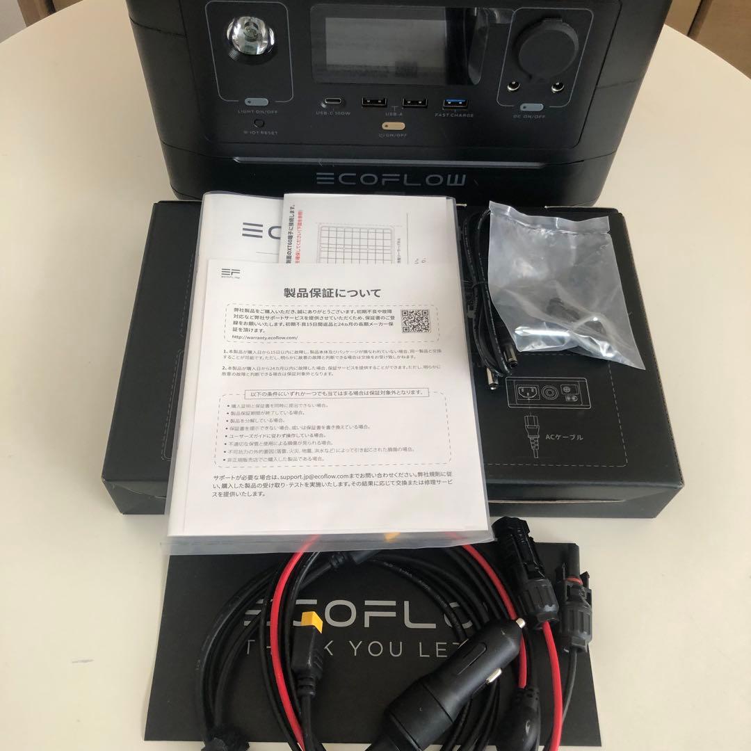 発電機・ポータブル電源 576wh ECO FLOW  600 MAX