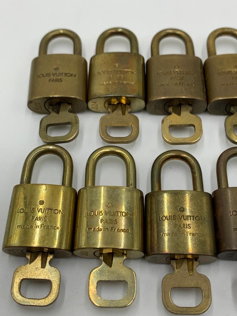 ルイヴィトン パドロック 鍵 南京錠 10個セット