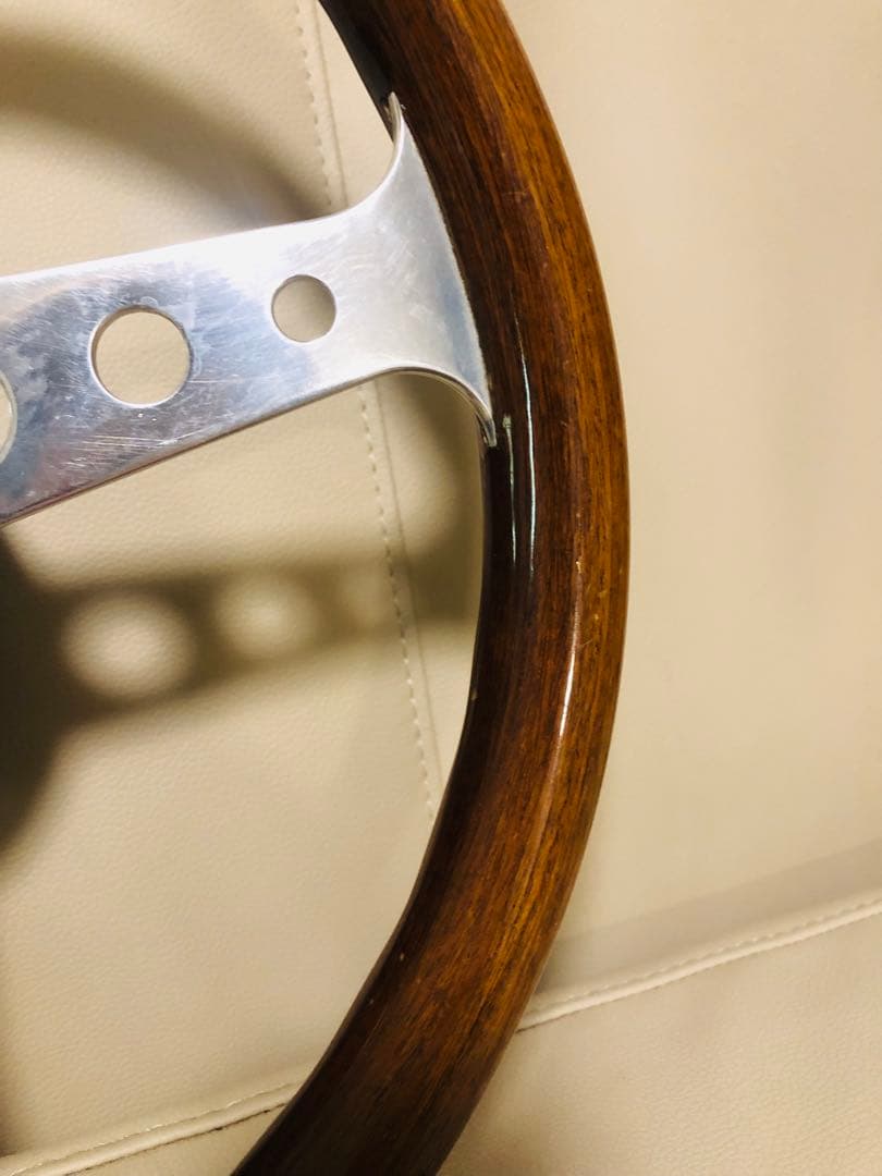 【送料込み】希少　MOMO ウッド ステアリング INDY モモ　ハンドル