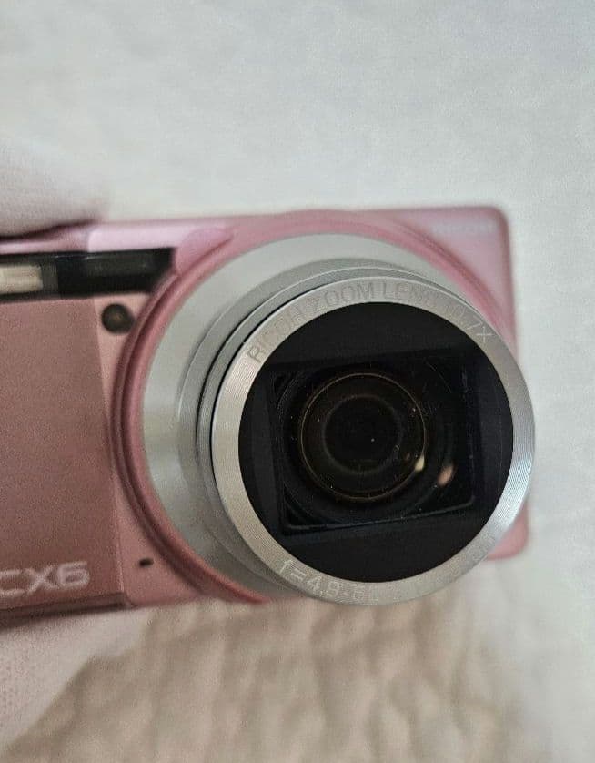 ✨美品✨『動作確認済み』RICOH リコー CX6 ピンク デジカメ コンデジ