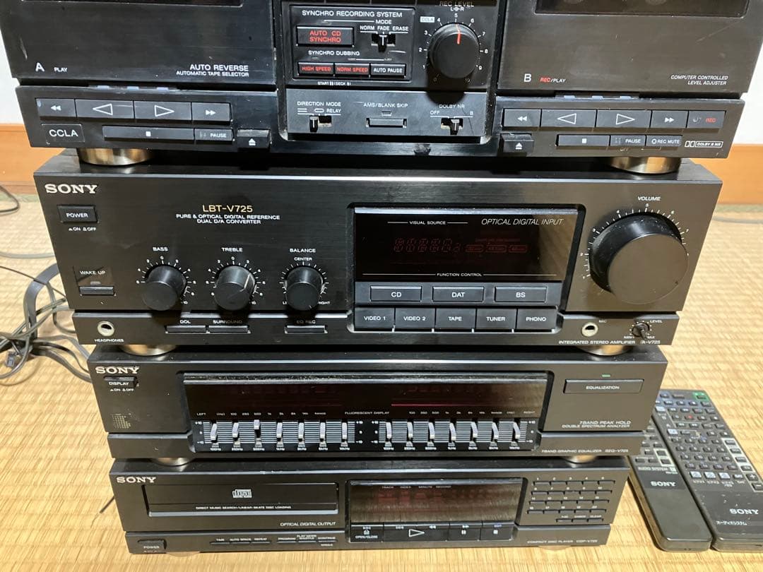 SONY LBT-V725 コンポ　動作未確認　ジャンク品