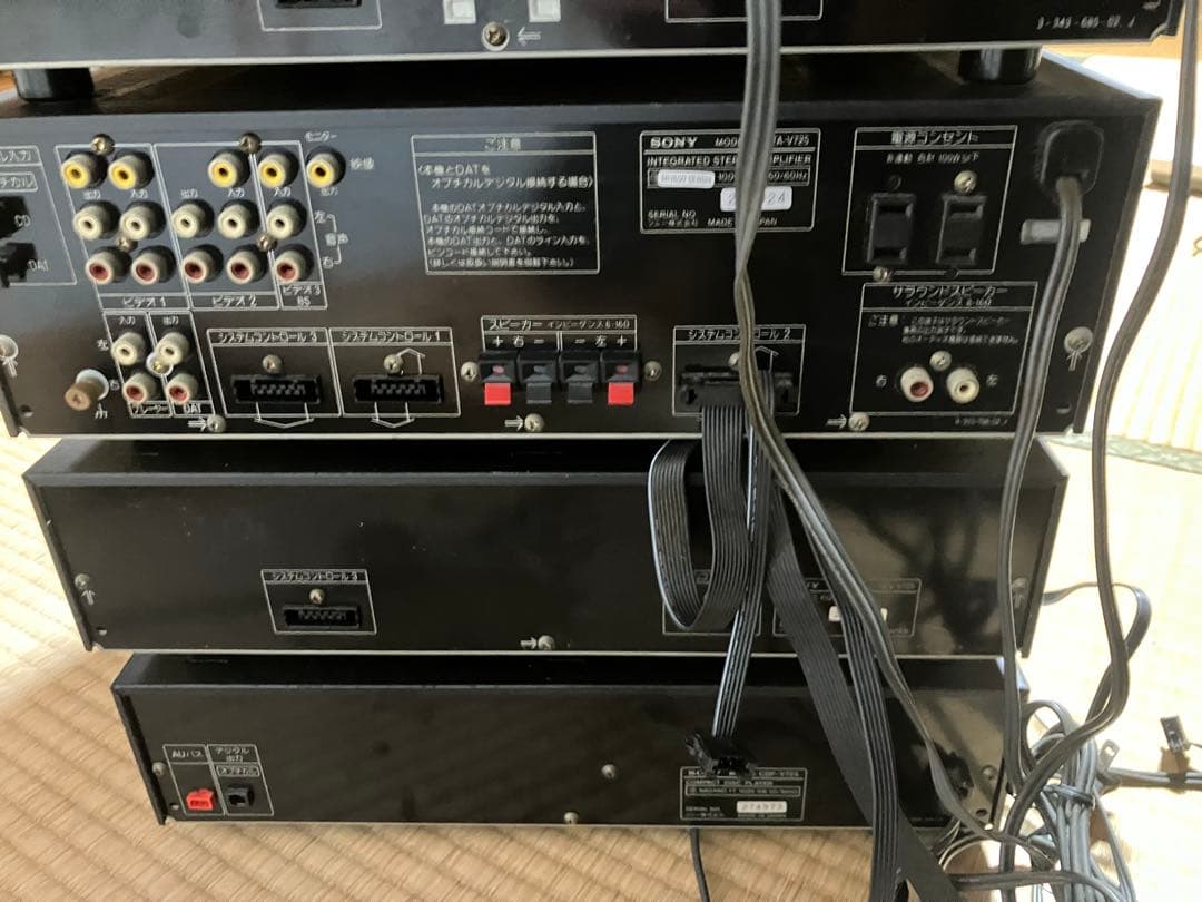 SONY LBT-V725 コンポ　動作未確認　ジャンク品