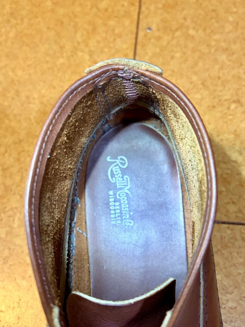 ラッセルモカシン　スポーティングクレーチャッカ　美品　US8.5 ダブルモカシン