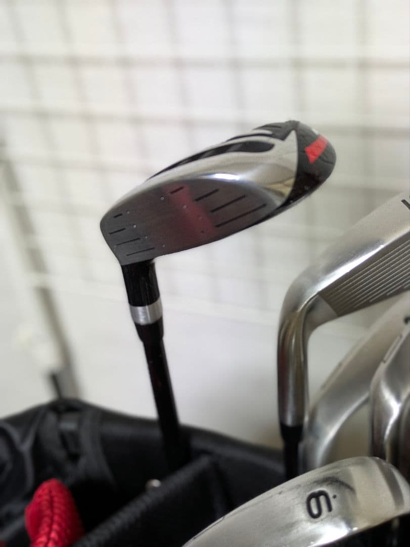 初心者ゴルフキャディーバックセット　メンズ右用