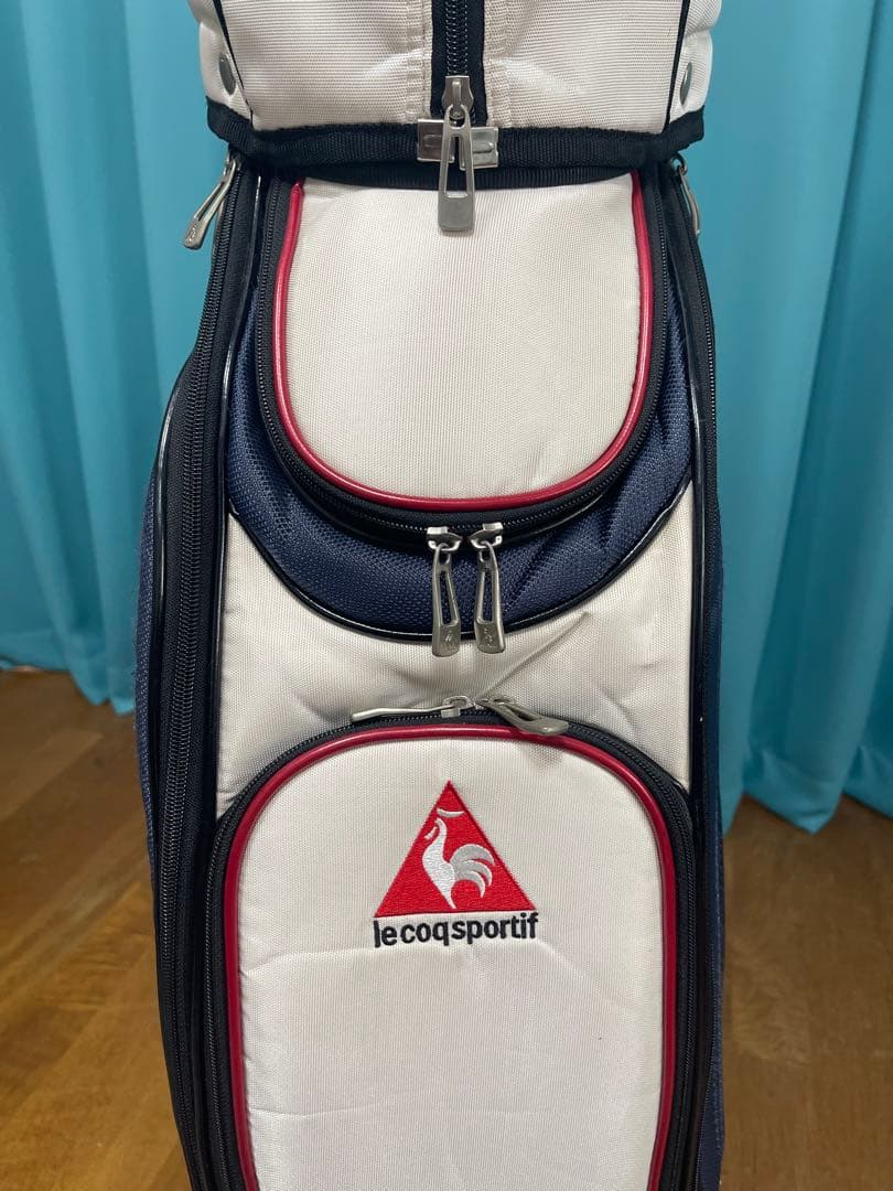 le coq sportif キャディバッグ ストライプデザイン