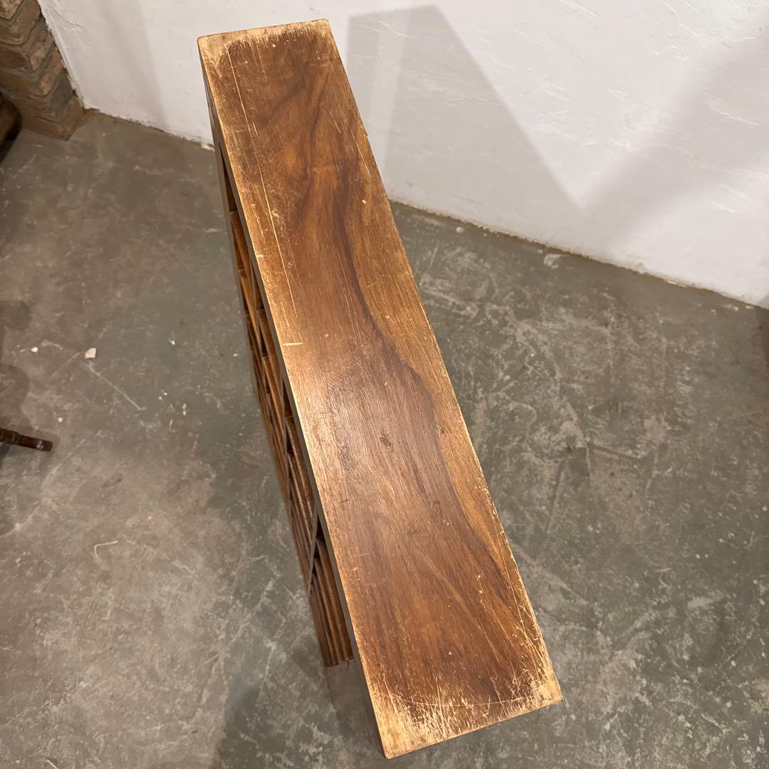 年末年始saleヴィンテージ　木製シェルフ　ディスプレイ