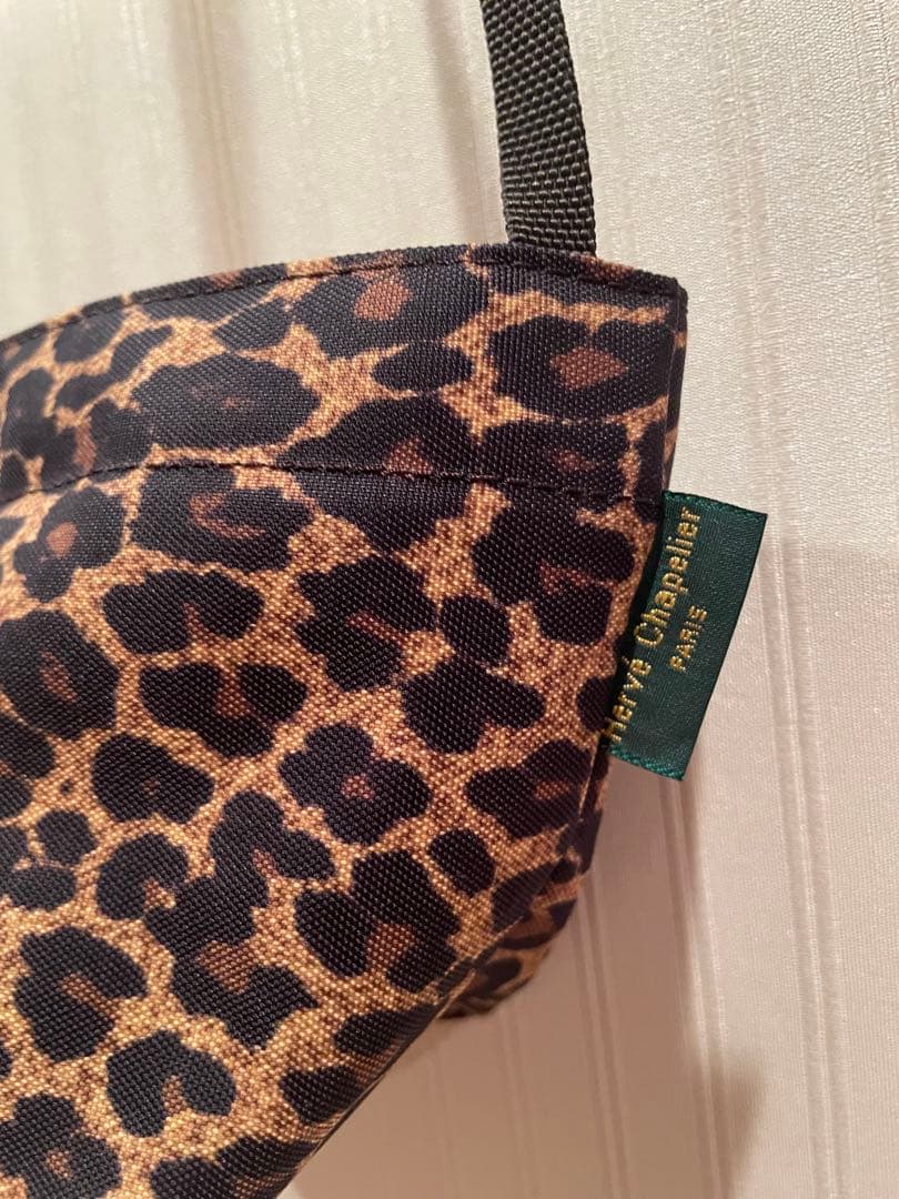 エルベシャプリエ　ミニXSショルダーバック ヒョウ柄