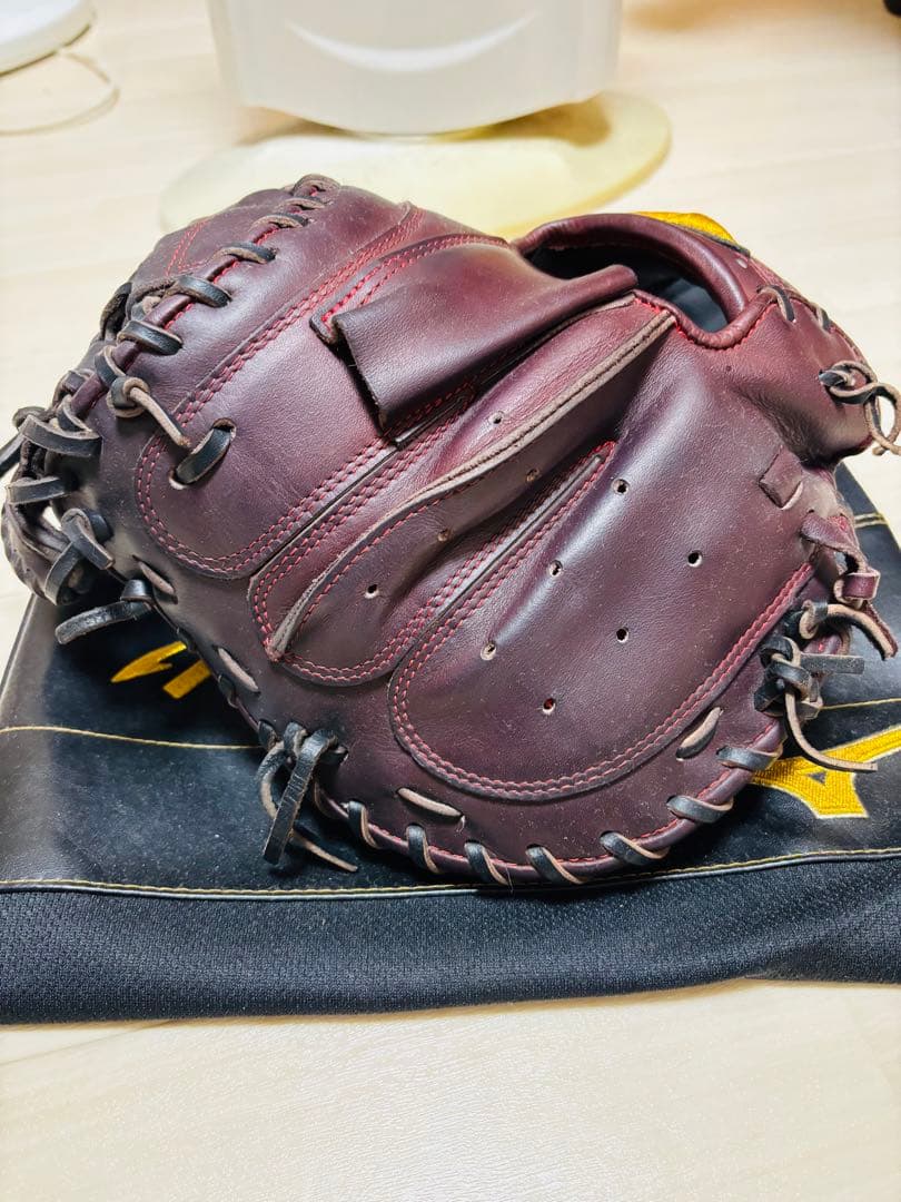 【即戦力】ミズノプロ　軟式キャッチャーミット　オーダー　ダークブラウン