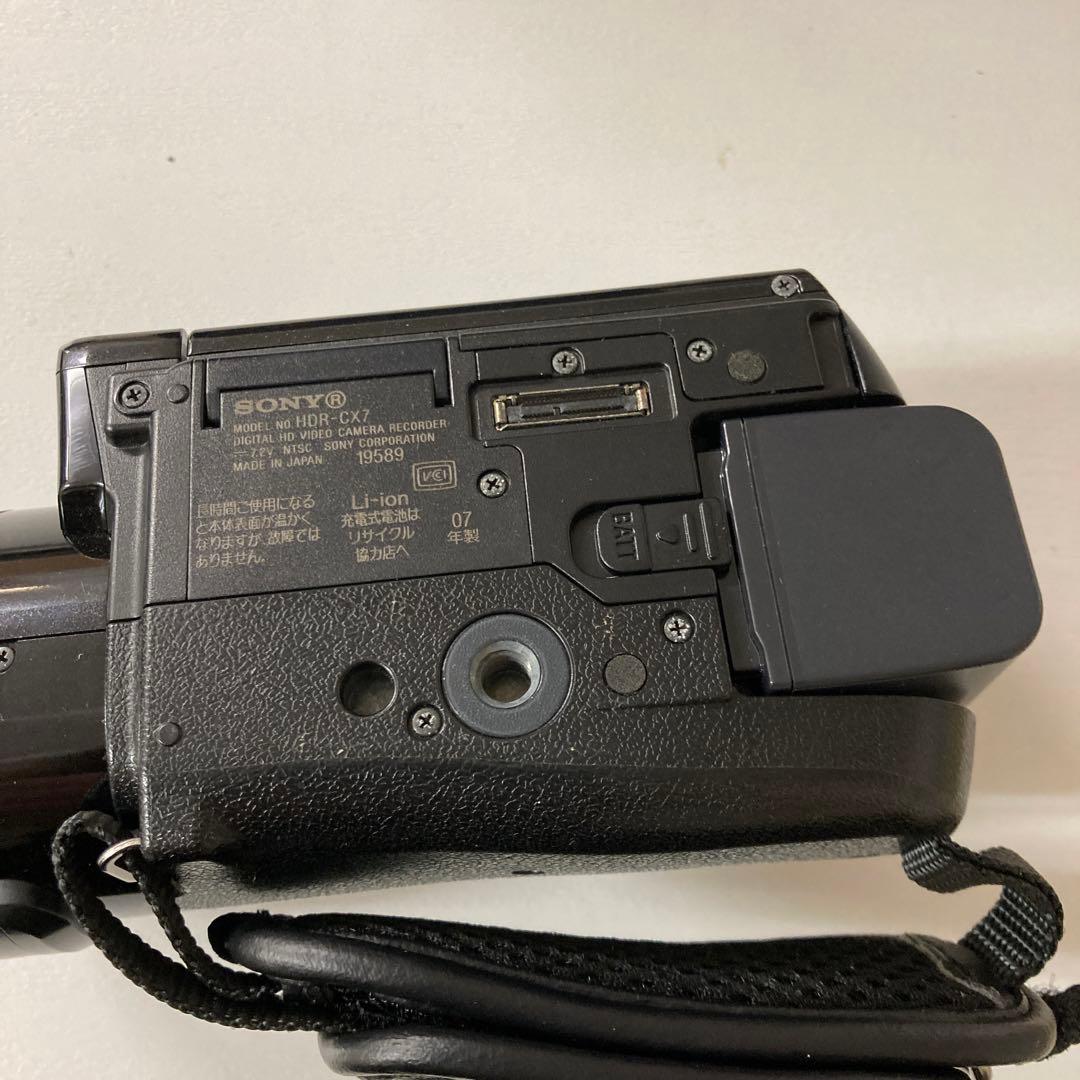 美品 SONY HDR-CX7 ナイトショット機能搭載 ビデオカメラ 完品