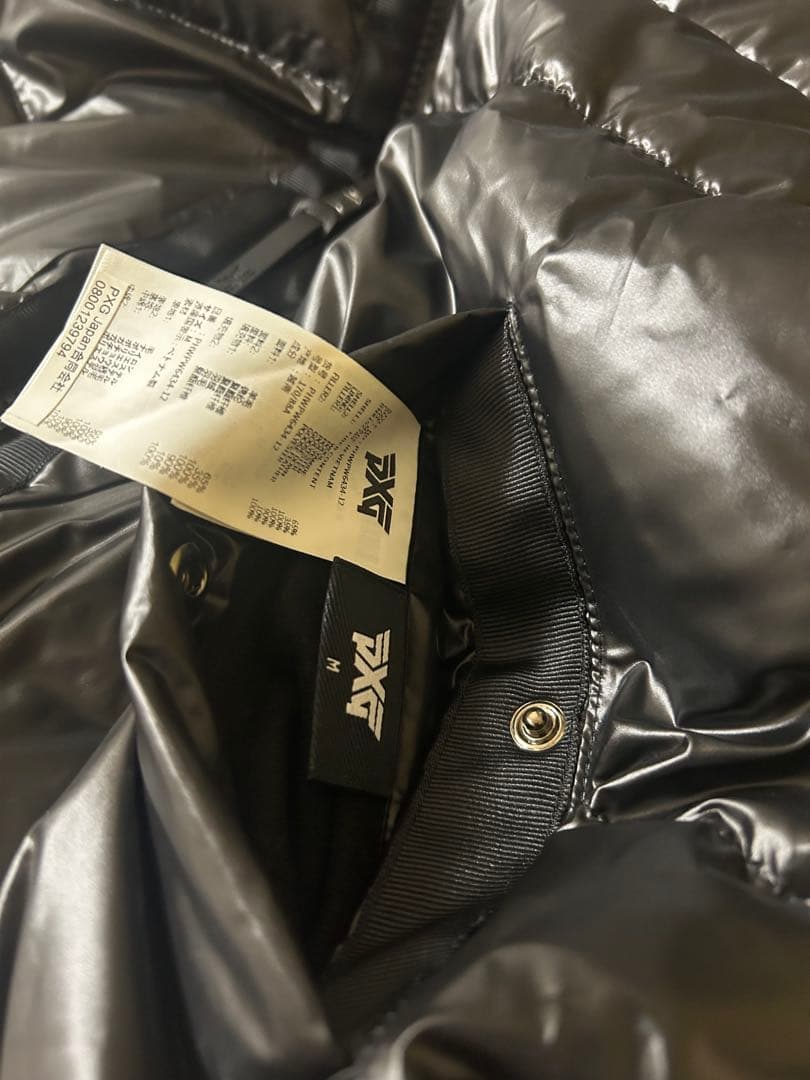 新品未使用品！PXG フード付き　リバーシブルダウンベスト