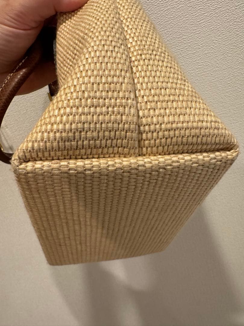 ロンシャン☆ル プリアージュ パリ サントロペ☆ブラウン☆かごバッグ☆ショルダー