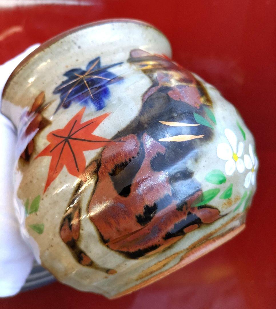 新品土鍋セット　萬古焼　みすゞ鍋９号　４〜５人用　呑水れんげ薬味皿ガラ入れ　箱入