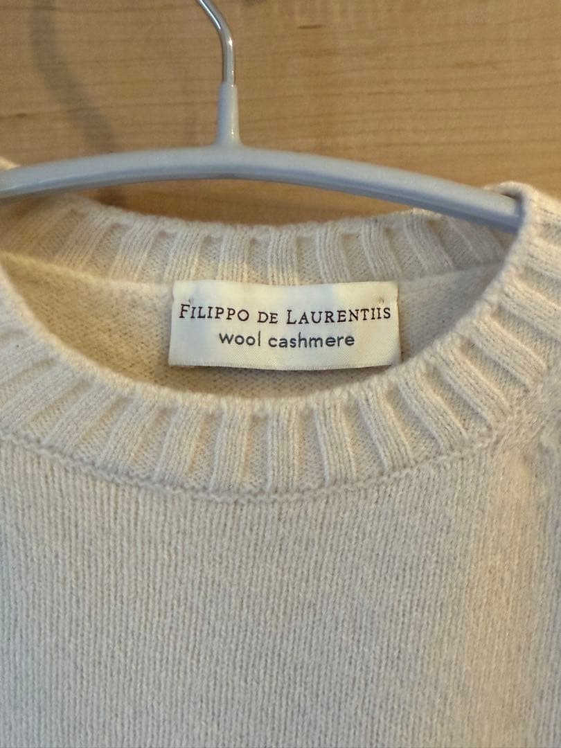 FILIPPO DE LAURENTIIS ウールカシミヤセーター　50