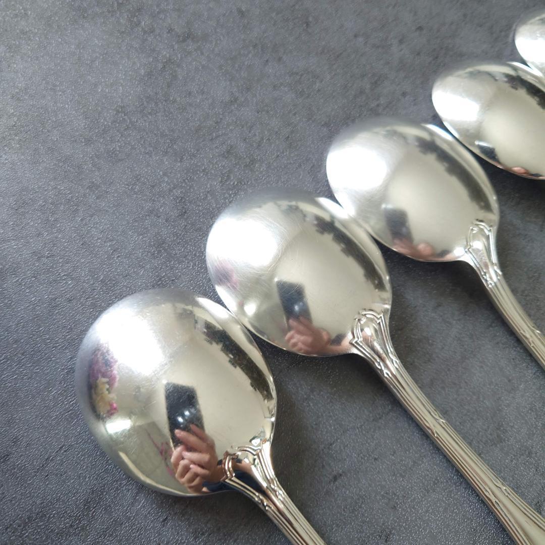 クリストフル リュバン コンソメスプーン 6点