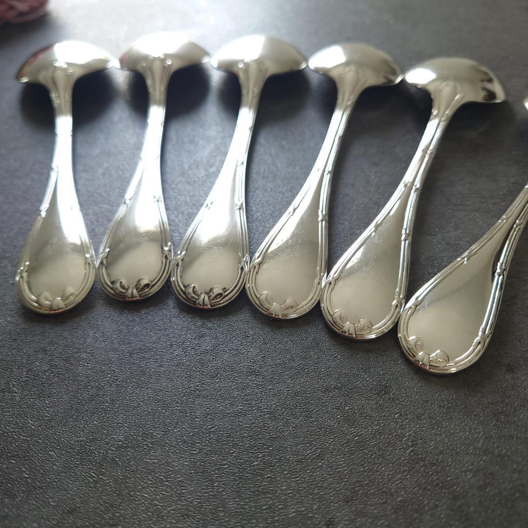 クリストフル リュバン コンソメスプーン 6点