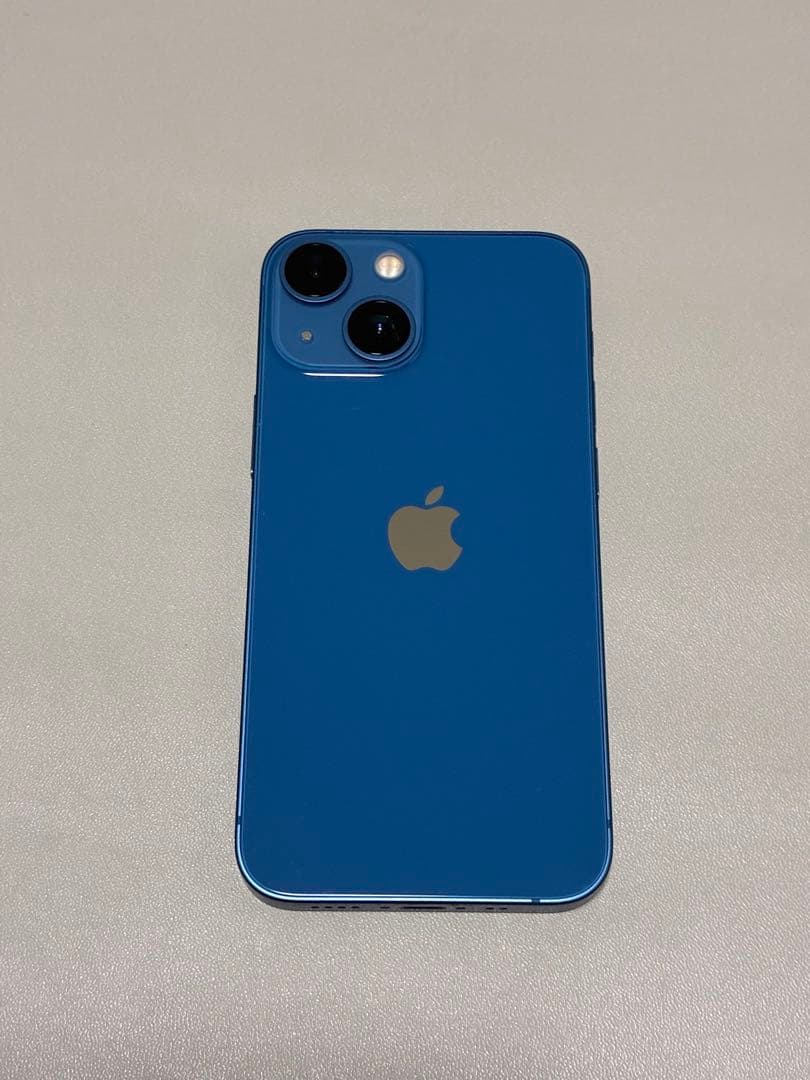 iPhone13mini ブルー　128GB 保護ガラス付き