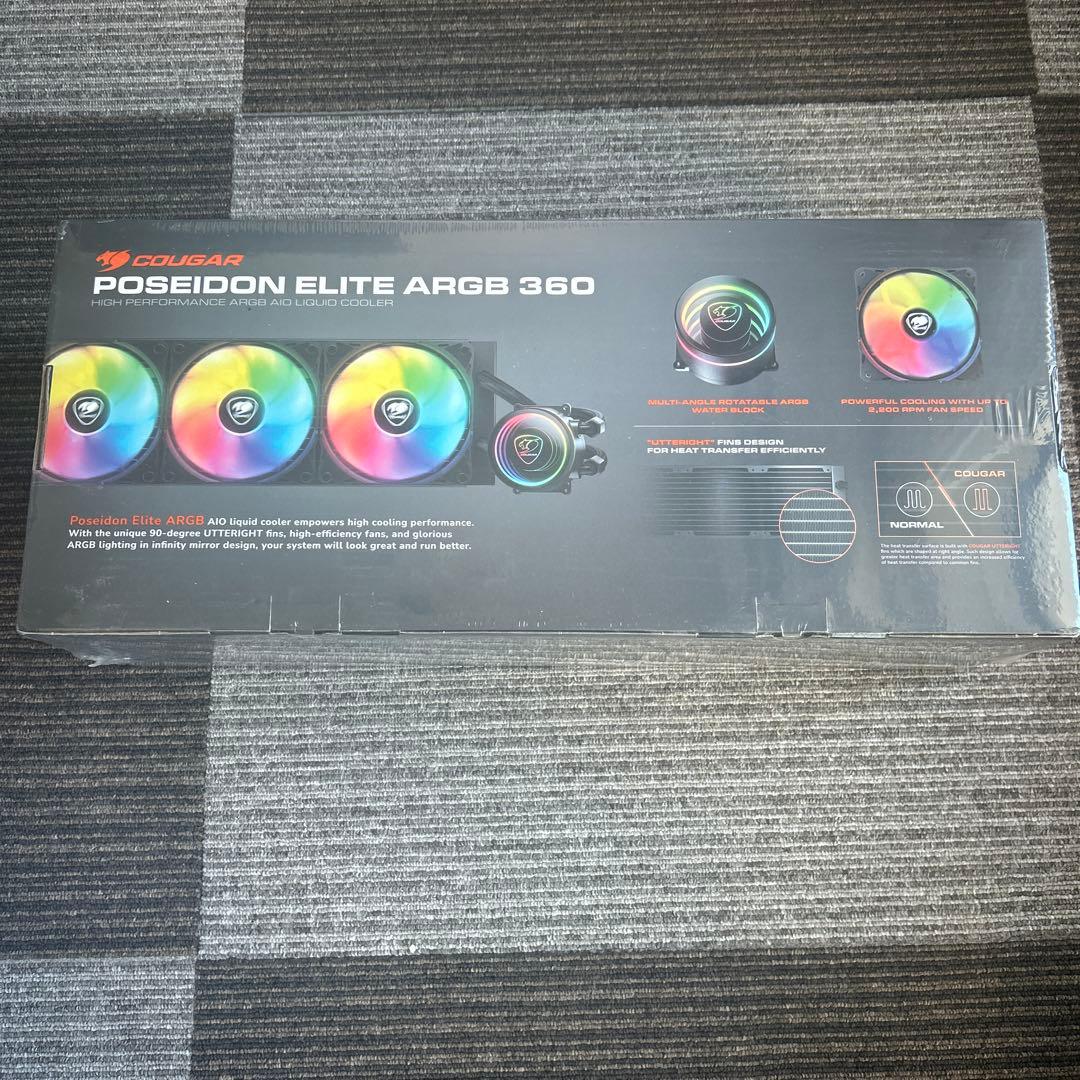 COUGAR POSEIDON ELITE ARGB 360 ブラック