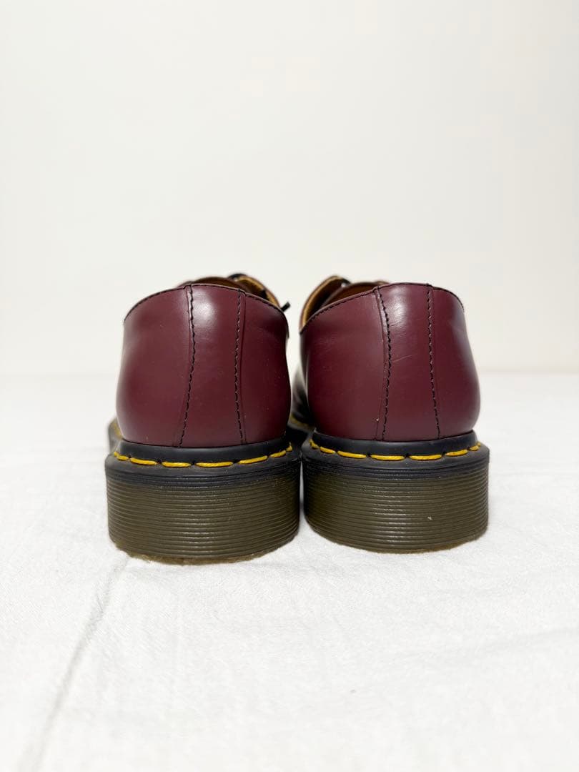 美品ドクターマーチン 1461 3ホール シューズ チェリーレッド 24 UK5