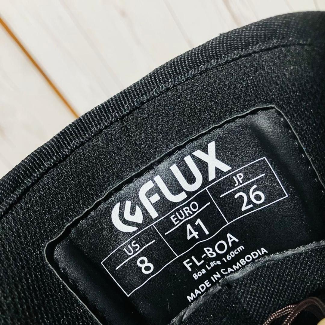 【美品】FLUX スノーボードブーツ FL-BOA 26.0cm ブラック