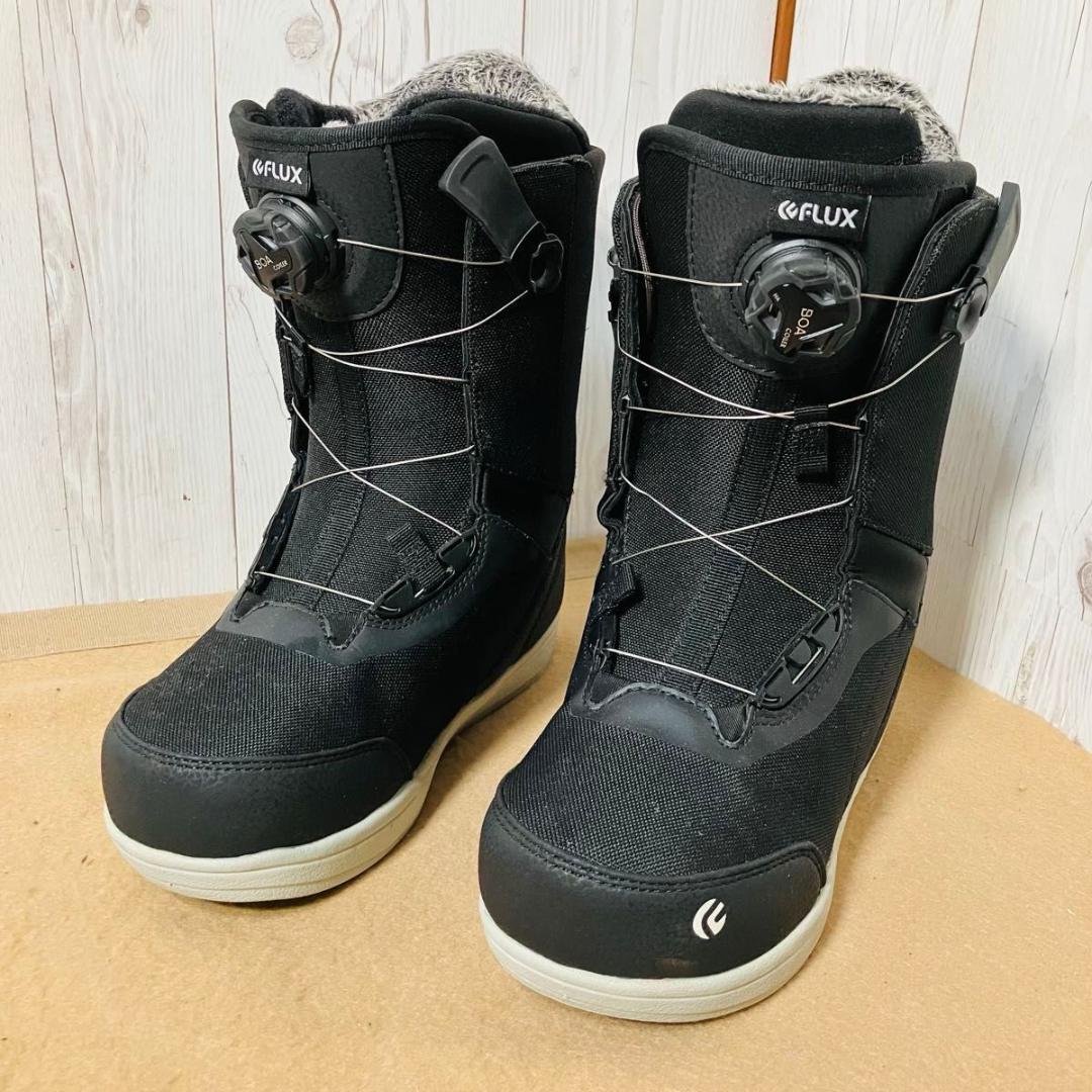 【美品】FLUX スノーボードブーツ FL-BOA 26.0cm ブラック