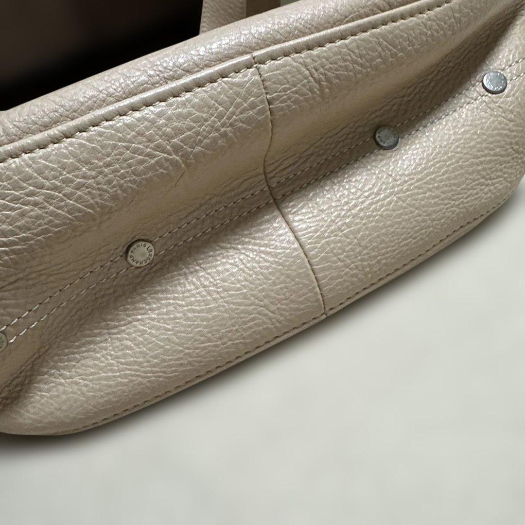 ロンシャン　ショルダーバッグ　レザー　ワンショルダー　ハーフムーン