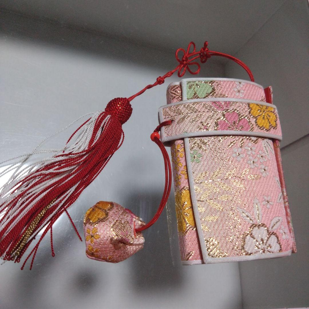 七五三★帯.バッグ.草履.筥迫.ピンク花柄