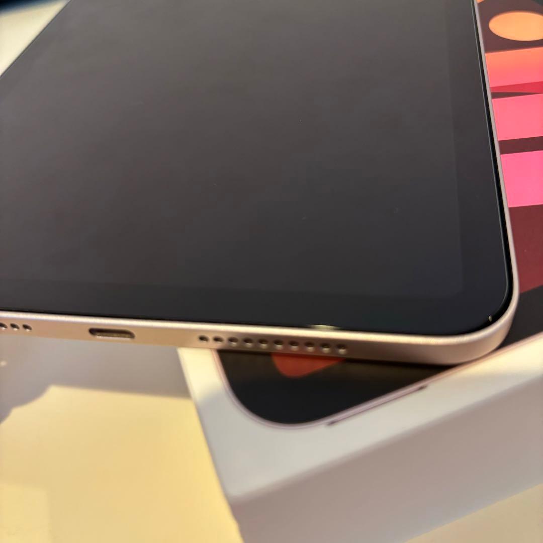 【美品】iPad mini６ピンク 64GB Pencil互換品・カバー付き