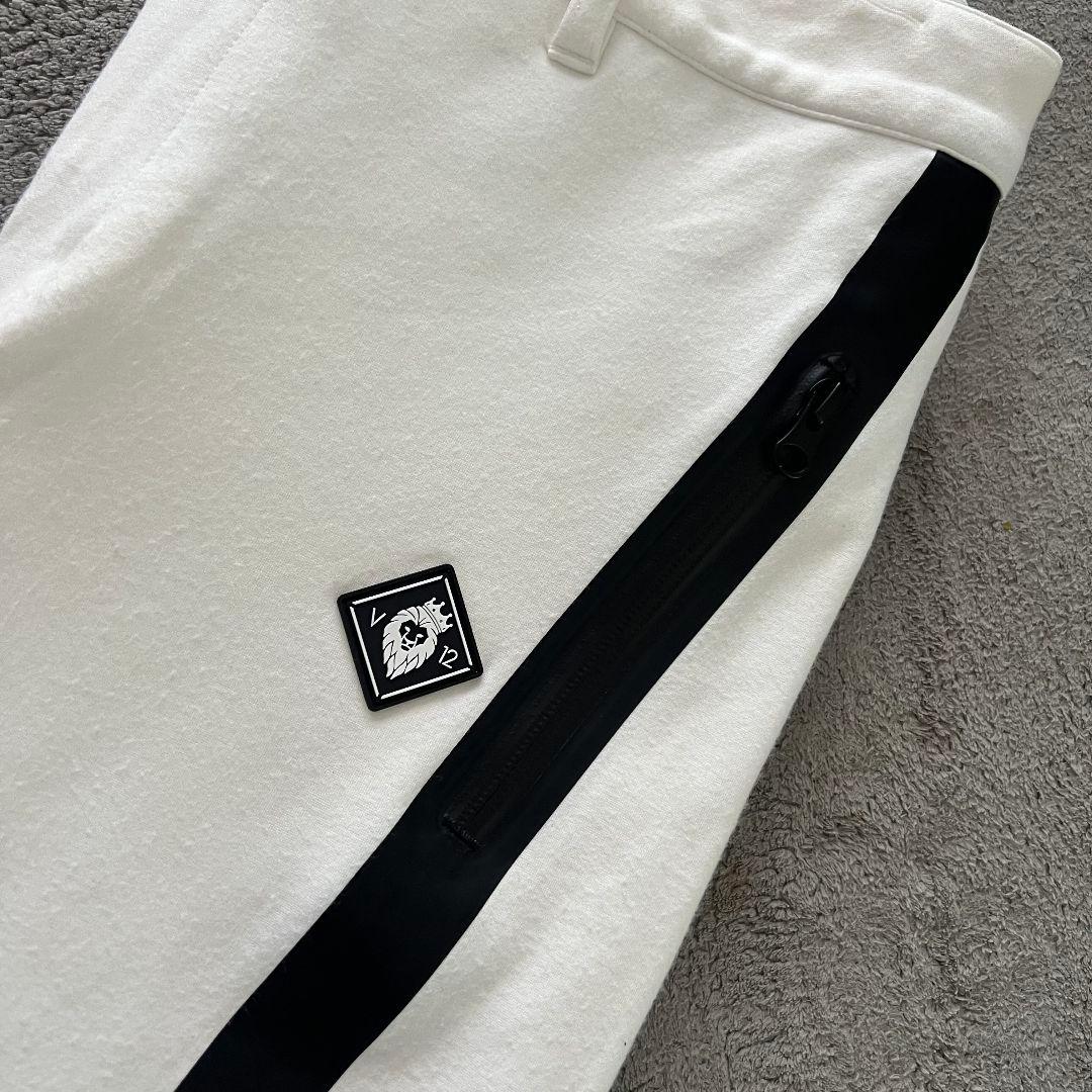 V12 ヴィトゥエルヴ イージーパンツ　ジョガーパンツ　メンズ　ゴルフ　s 白