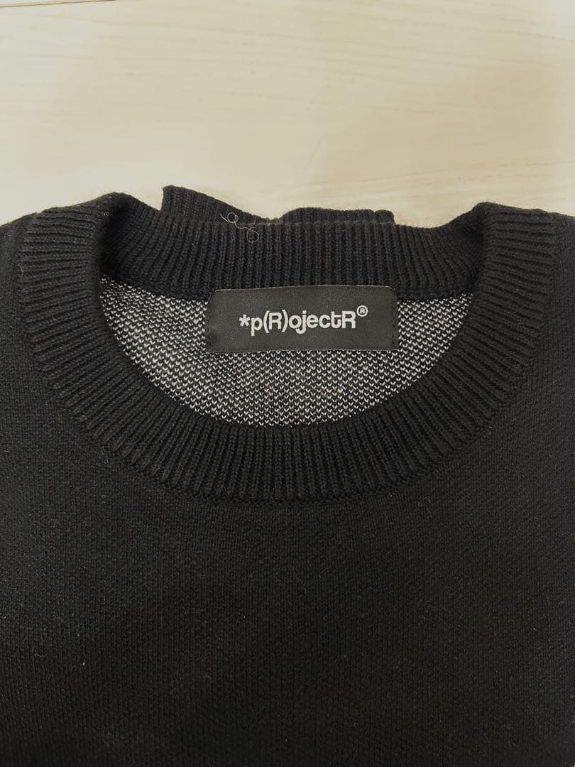 【美品】*p(R)ojectR®︎ Logo Knit Sweater
