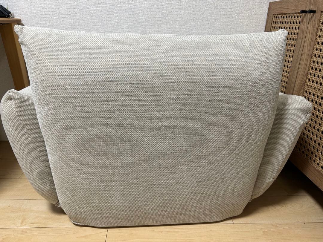 無印良品 リクライニングフロアソファ ベージュ